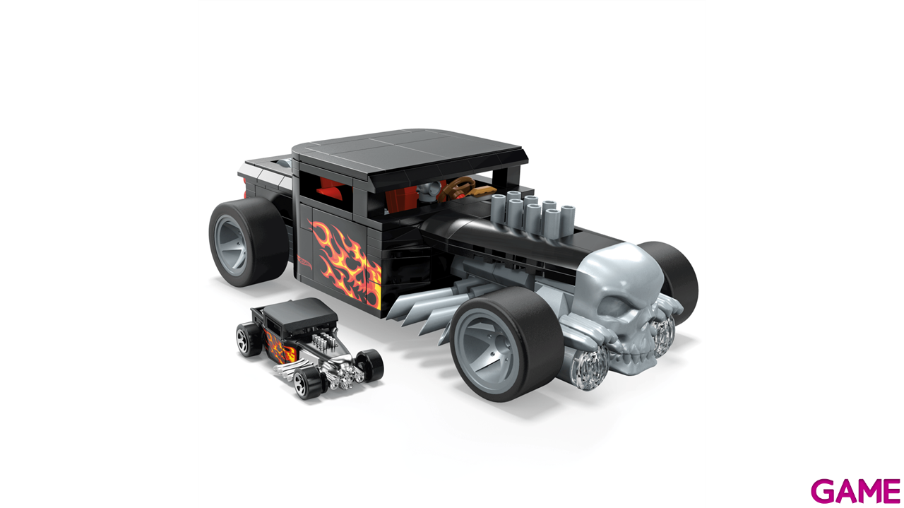 Juego de construccion MEGA Showcase Hot Wheels Bone Shaker-4