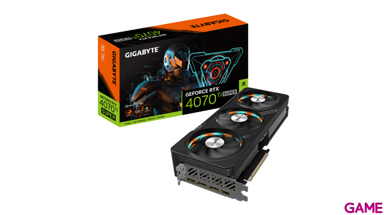 Gigabyte GeForce RTX 4070 TI Super Gaming OC 16GB GDDR6 - Tarjeta Grafica Gaming-0