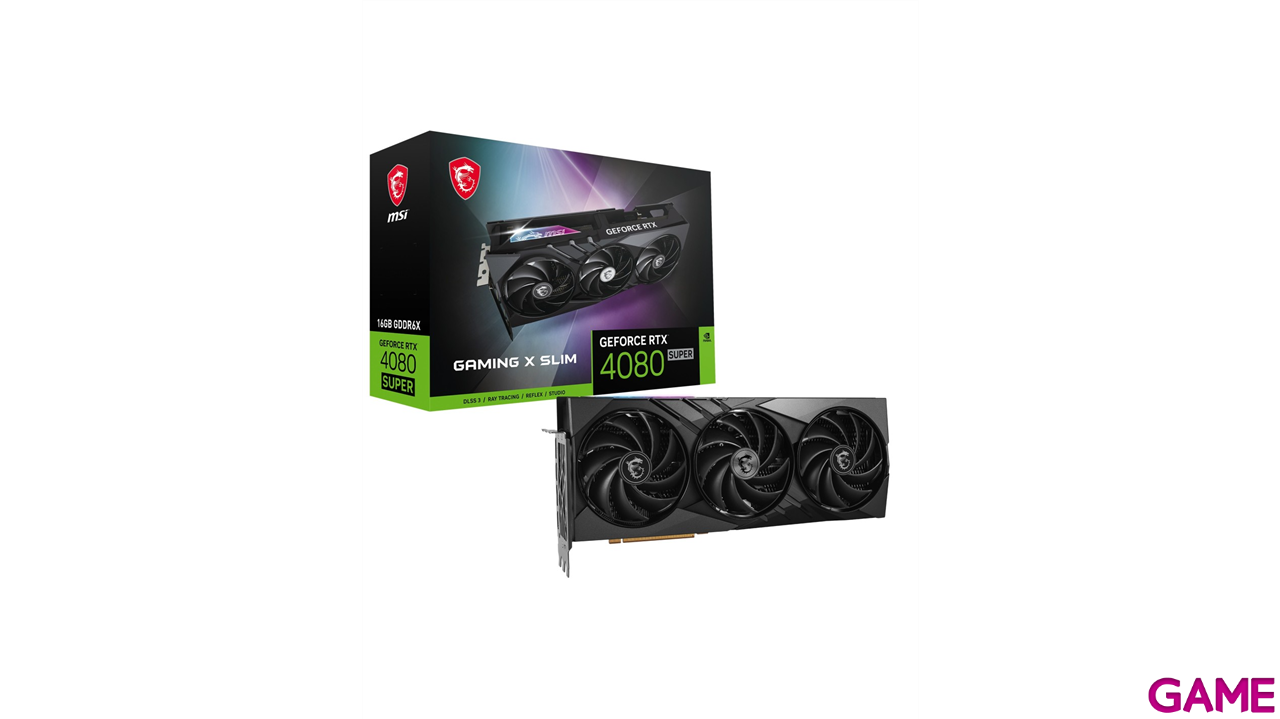 MSI VGA NVIDIA RTX 4080 SUPER 16G GAMING X SLIM-0