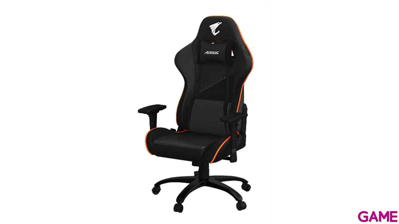 Gigabyte Aorus AGC310 Negro - Naranja - Silla Gaming-1