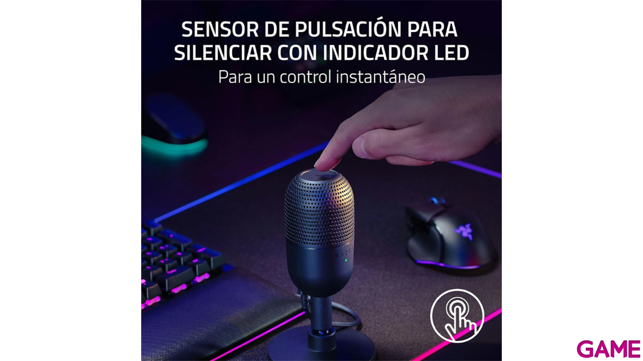 Razer Seiren V3 Mini Negro - Microfono Gaming-4