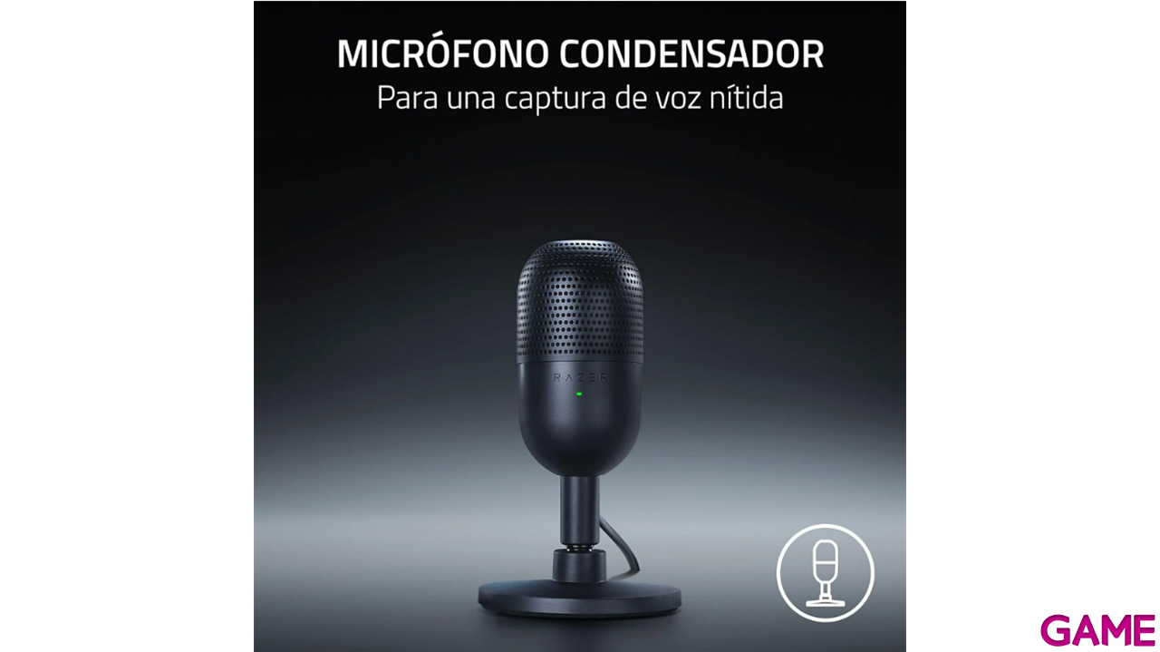 Razer Seiren V3 Mini Negro - Microfono Gaming-6