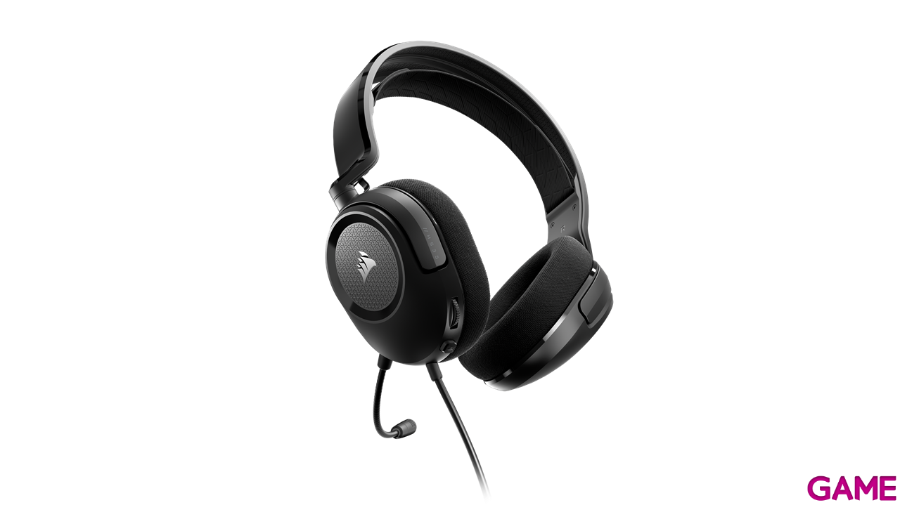 CORSAIR HS35 V2 STEREO PC-PS5-PS4-XBOX- SWITCH - NEGRO - AURICULARES GAMING-1