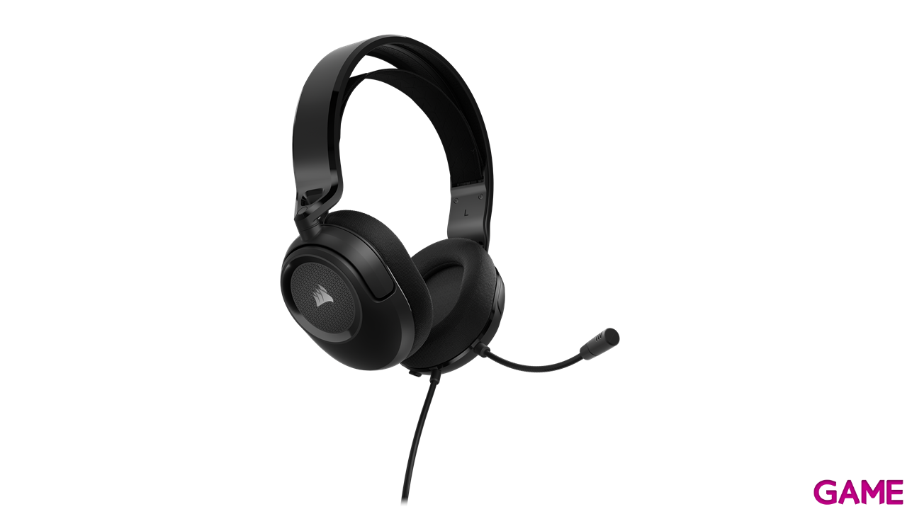 CORSAIR HS35 V2 STEREO PC-PS5-PS4-XBOX- SWITCH - NEGRO - AURICULARES GAMING-6