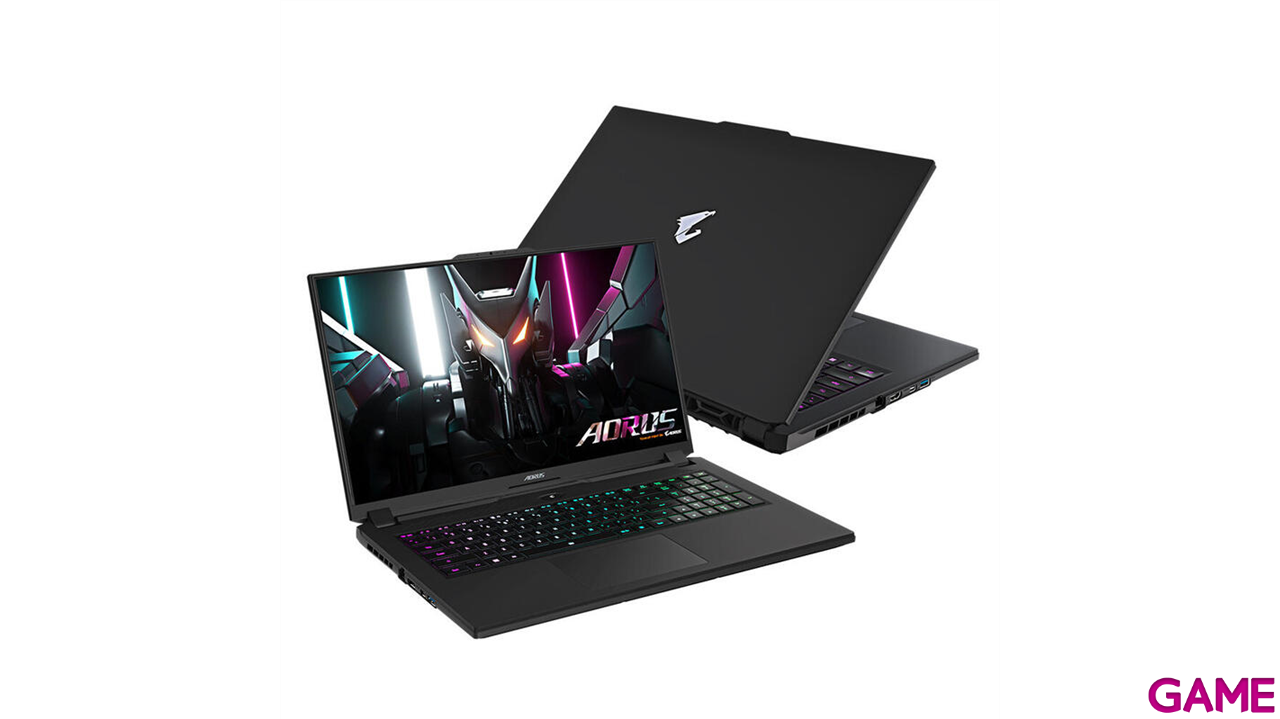 Gigabyte AORUS 7 9KF-G3ES513SH i7-12650H - RTX 4060 - 16GB - 512GB SSD - 17.3´´ - W11 - Ordenador Portatil Gaming-1