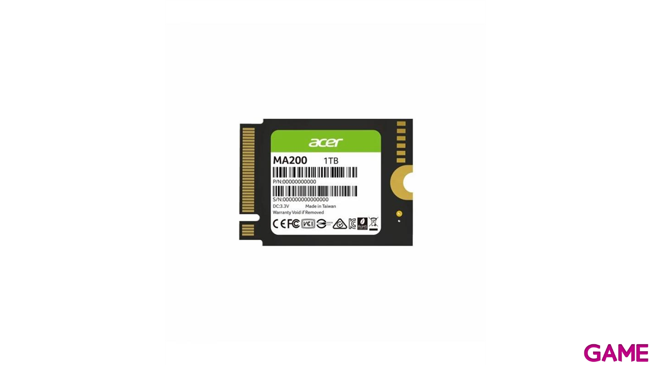 ACER MA200 1Tb NVMe PCIe 4x4 M.2 2230 - Disco Duro-0