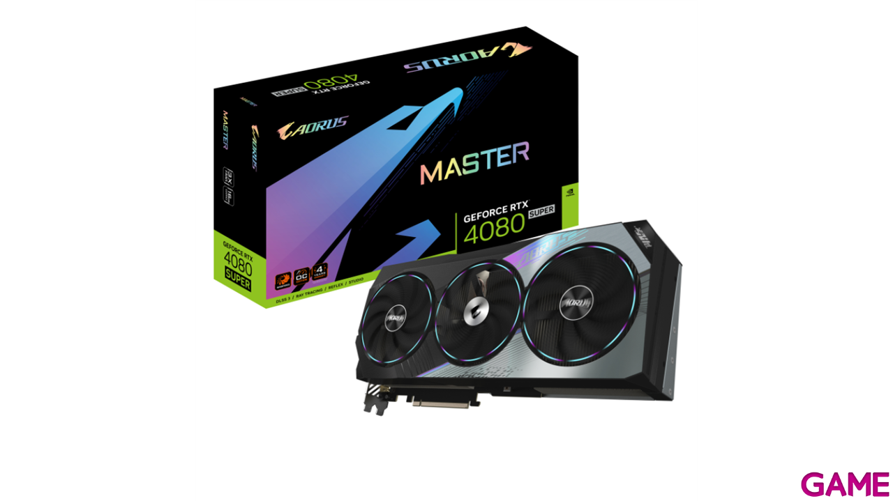 Gigabyte AORUS Geforce RTX 4080 Super Gaming OC 16GB GDDR6 - Tarjeta Grafica Gaming-0