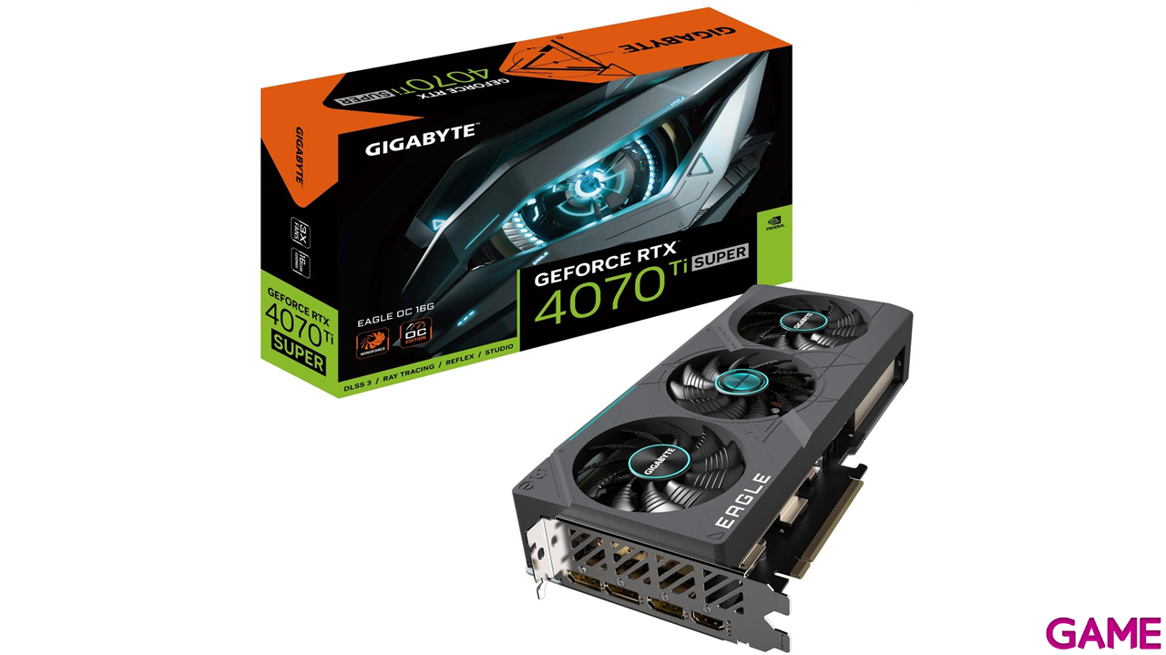 Gigabyte GeForce RTX 4070 TI Super Eagle OC 16G GDDR6 - Tarjeta Grafica Gaming-0