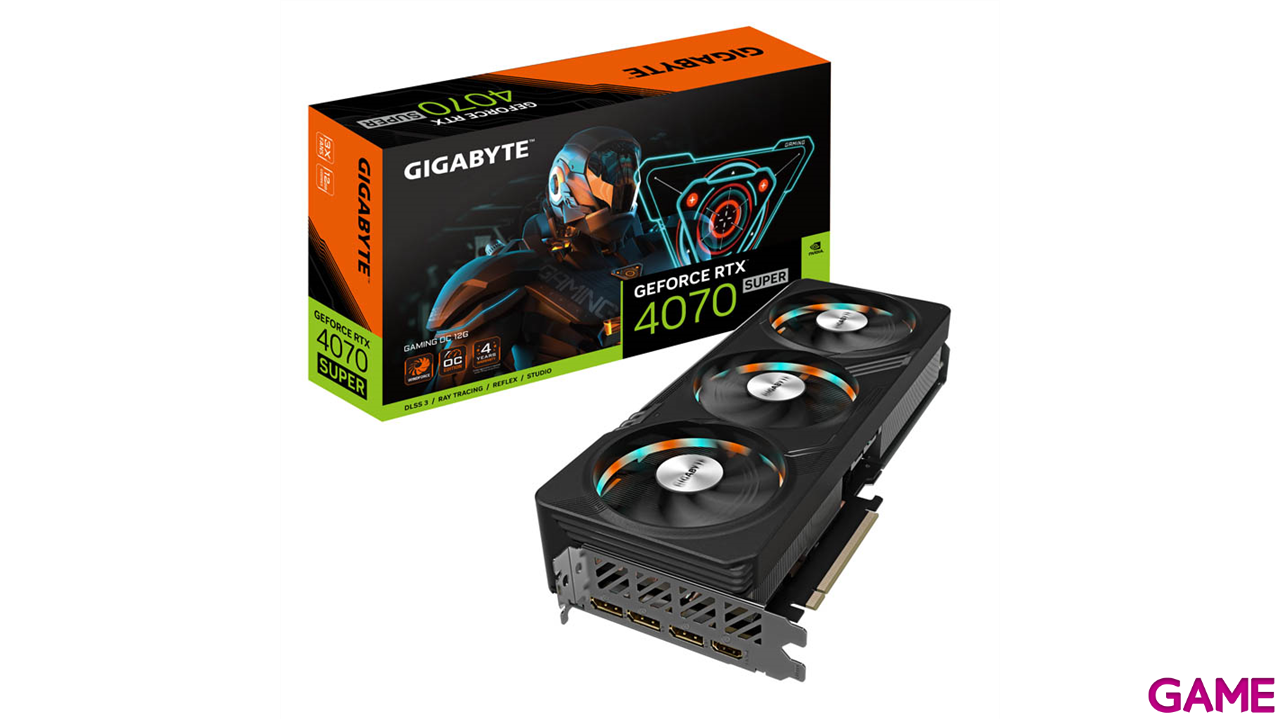 Gigabyte GeForce RTX 4070 Super Gaming OC 12G GDDR6 - Tarjeta Grafica Gaming-0
