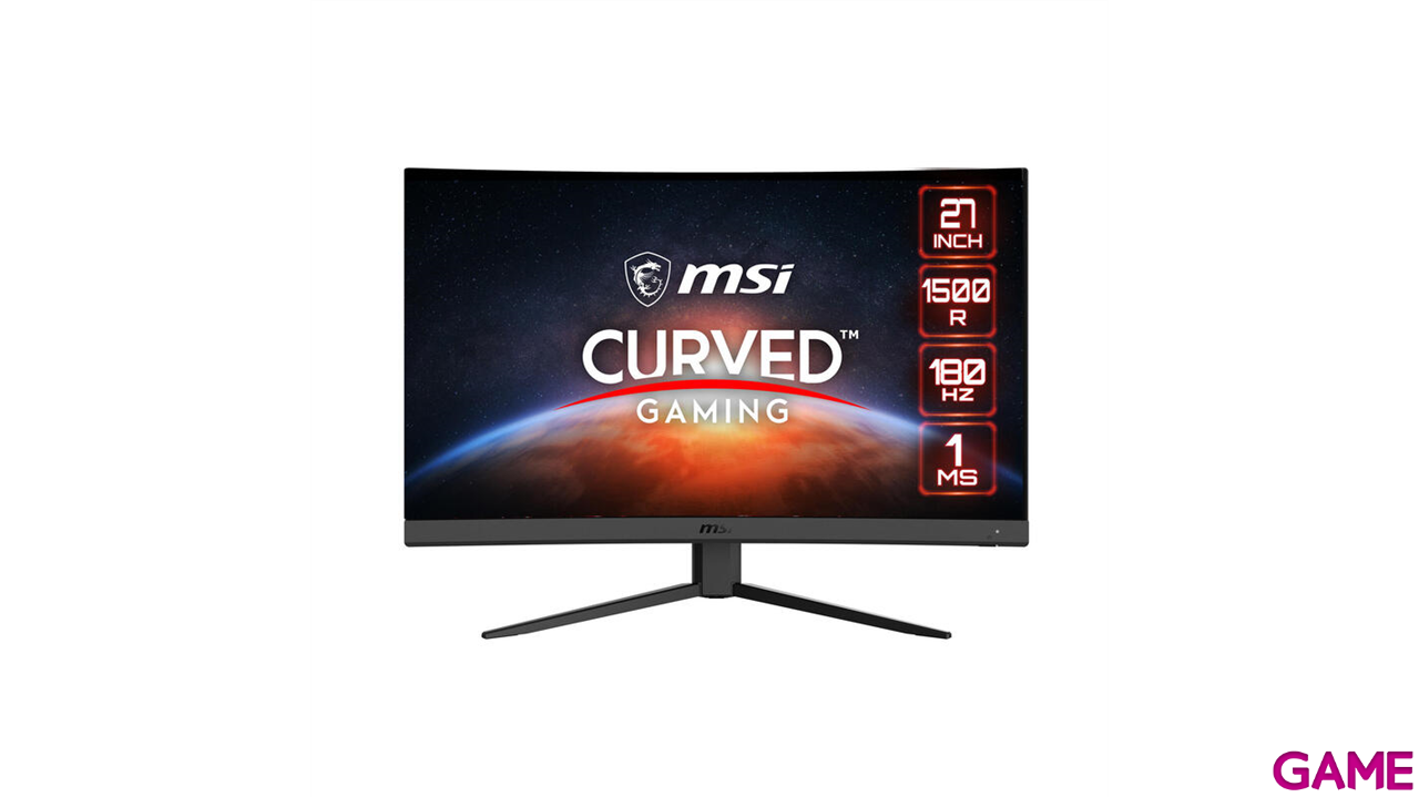 MSI G27C4 E3 27´´ - VA - Full HD - 180Hz - Curvo - Monitor Gaming-0