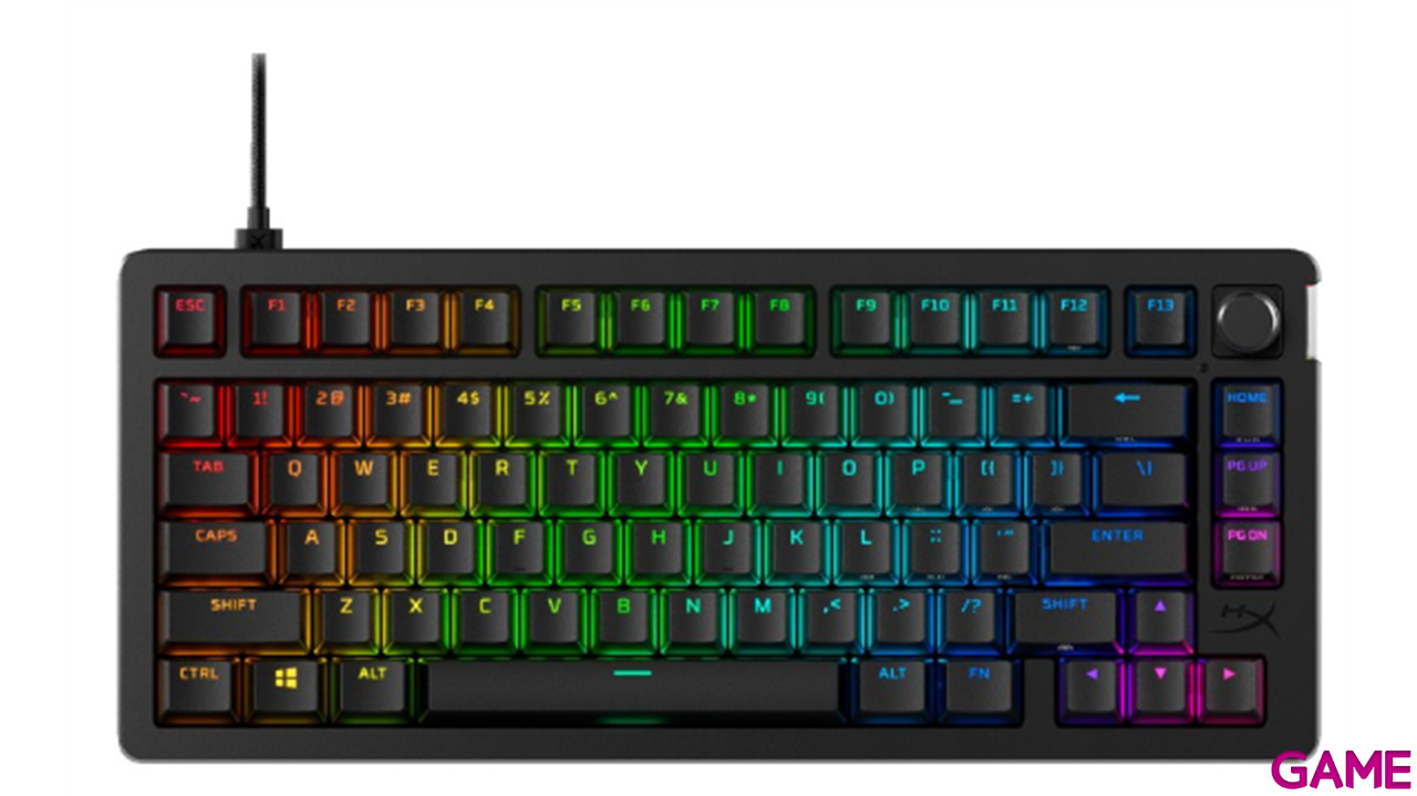 HyperX Alloy Rise 75 Mecanico Personalizablke Hot Swap - Teclado Gaming-0