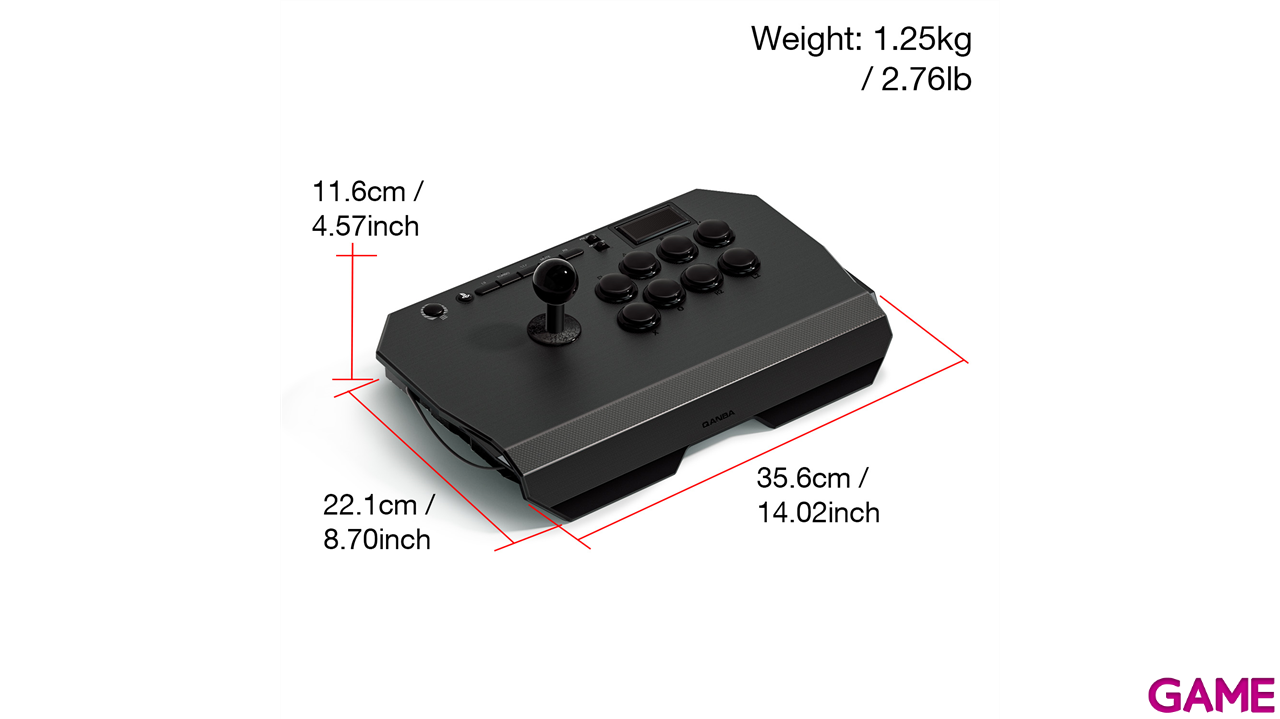 Arcade Joystick Qanba Drone 2 PS5-PS4-PC-4