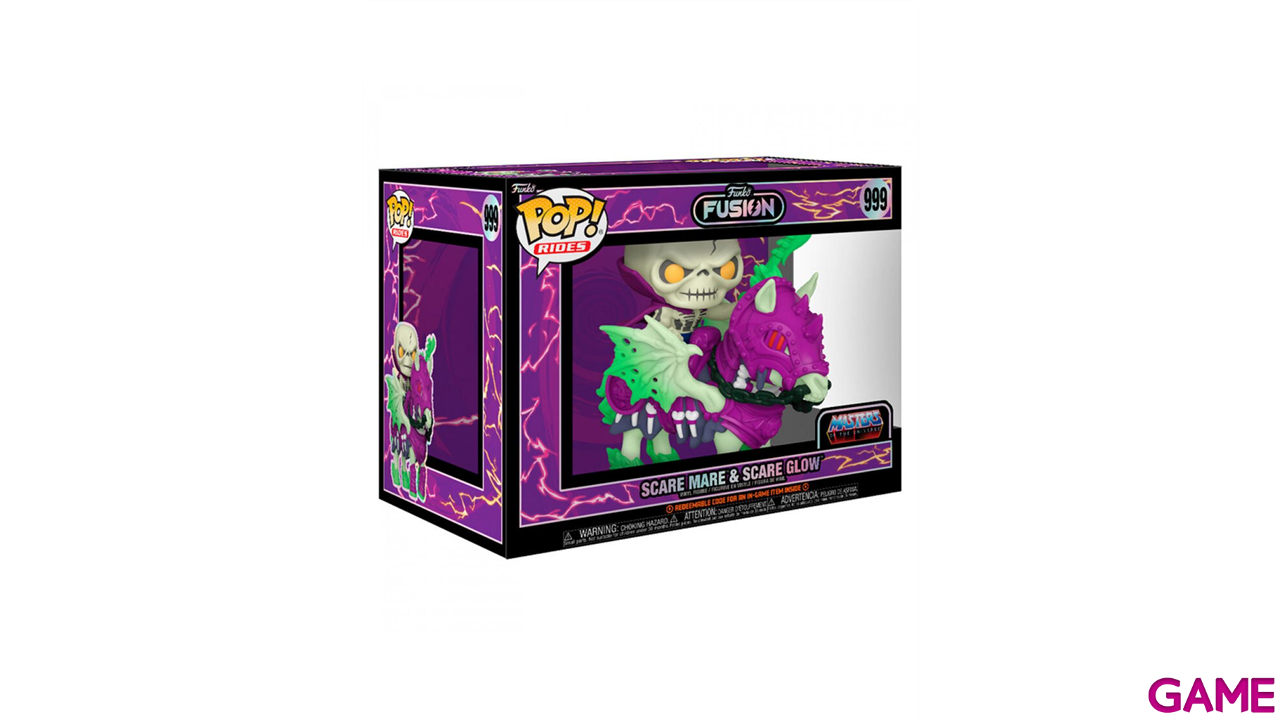 Figura POP Funko Fusion Rides Masters of the Universe Scare Mare Scare Glow-1