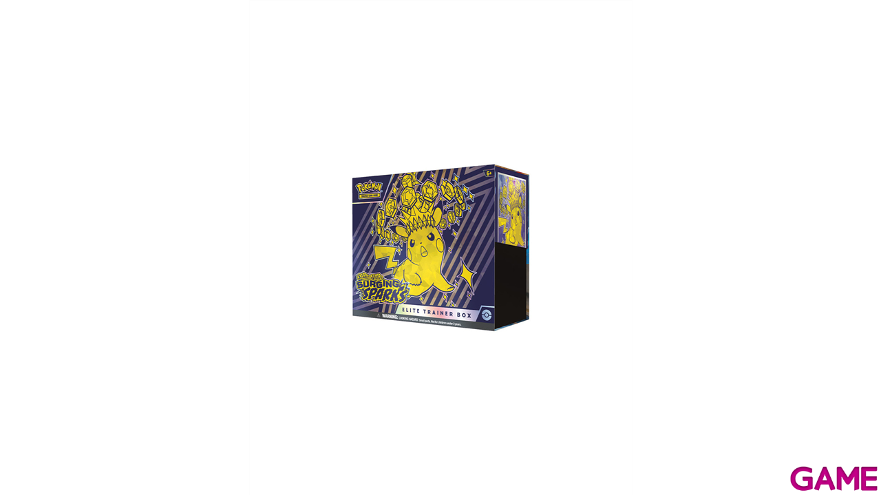 Caja de cartas  Pokemon Escarlata y purpura Chispas Fulgurantes Elite Trainer (Castellano)-0