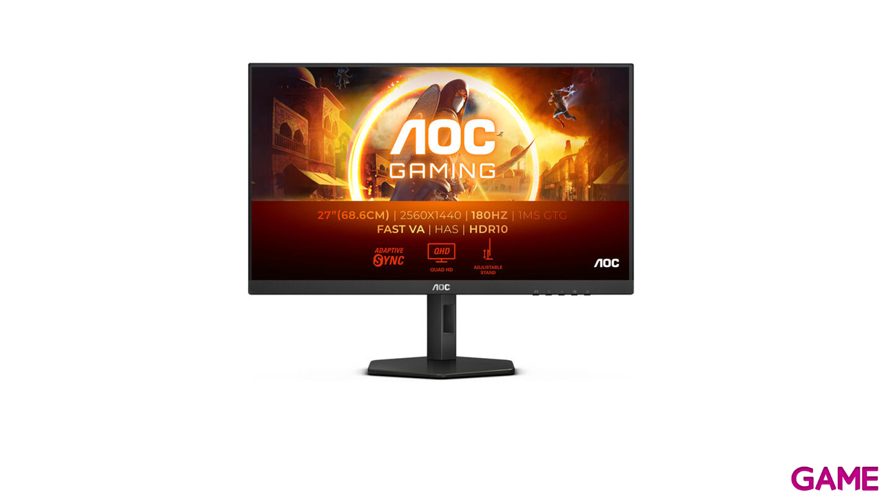AOC Gaming G4 Q27G4XN 27´´ - Fast VA - 2K QHD - 180Hz - HDR10 - Monitor Gaming-0