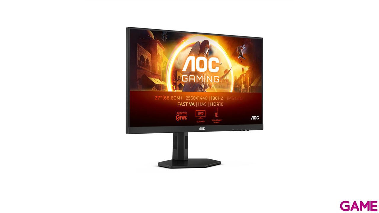 AOC Gaming G4 Q27G4XN 27´´ - Fast VA - 2K QHD - 180Hz - HDR10 - Monitor Gaming-5