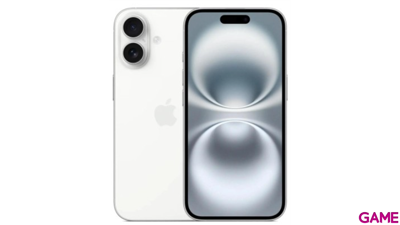 Apple iPhone 16 128GB Blanco - Telefono Movil-1