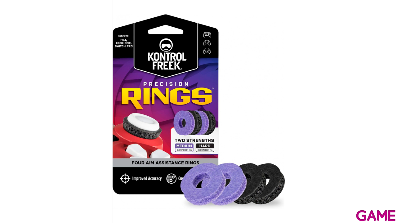 KontrolFreek Precision Rings BLACK/PURPLE - PS5 - PS4- XBOX - SWITCH-0
