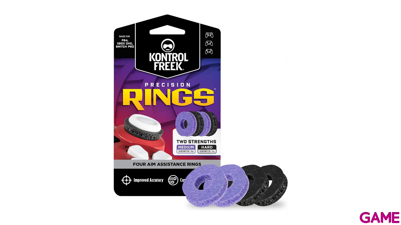 KontrolFreek Precision Rings BLACK/PURPLE - PS5 - PS4- XBOX - SWITCH-1