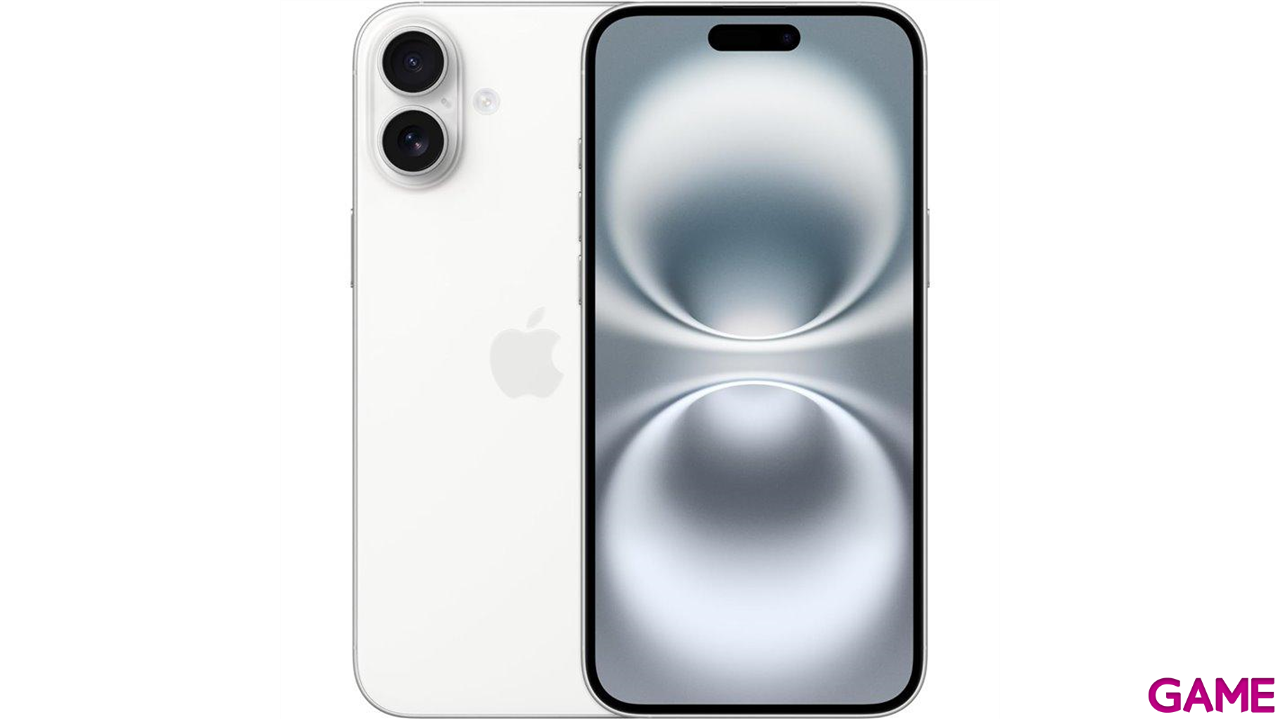 Apple iPhone 16 256GB Blanco - Telefono Movil-1