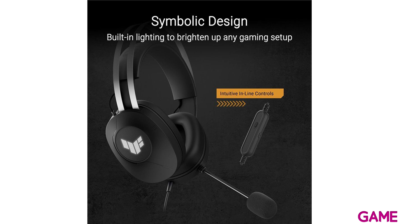 ASUS TUF Gaming H1 Gen II Auriculares Alambrico Diadema Juego USB tipo A Negro-1