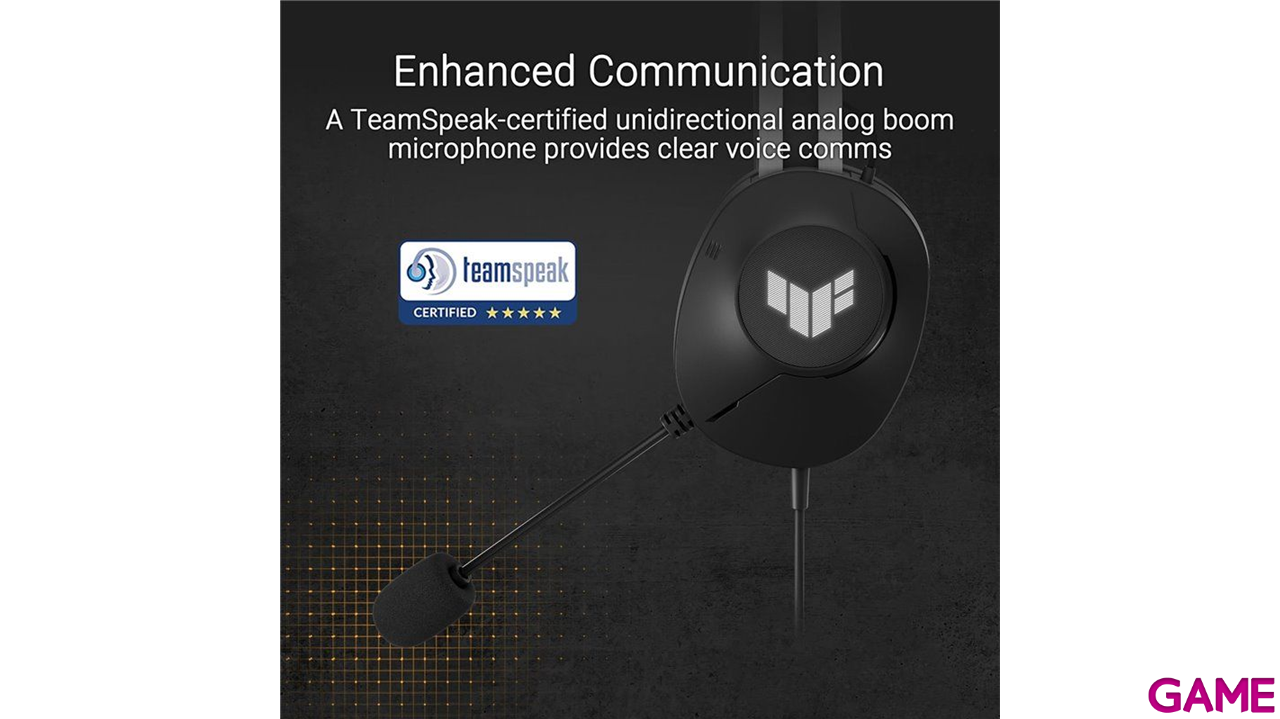ASUS TUF Gaming H1 Gen II Auriculares Alambrico Diadema Juego USB tipo A Negro-3