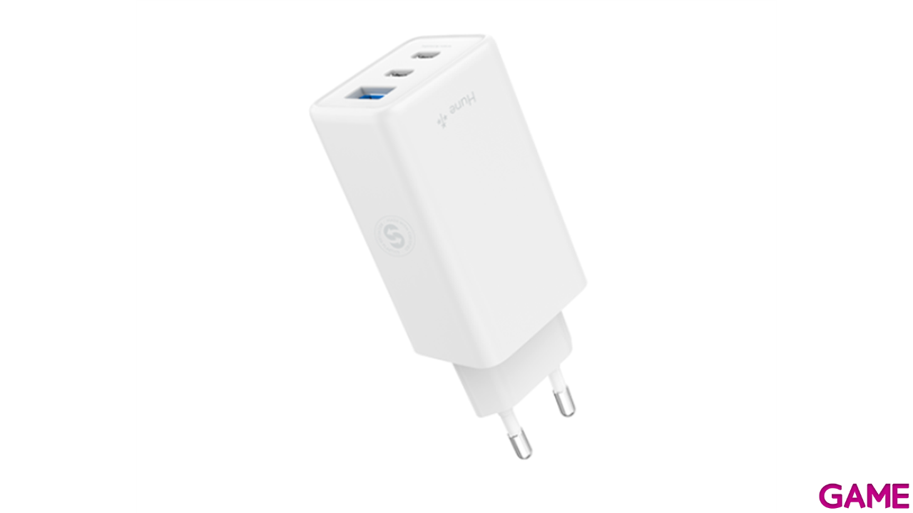 ECO CARGADOR TRIPLE 65W HUNE HURON NIEVE-0