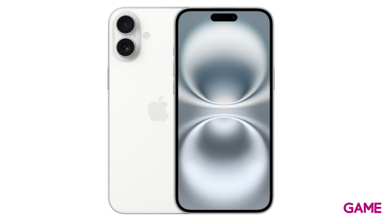 Apple iPhone 16 Plus 128GB Blanco - Telefono Movil-0