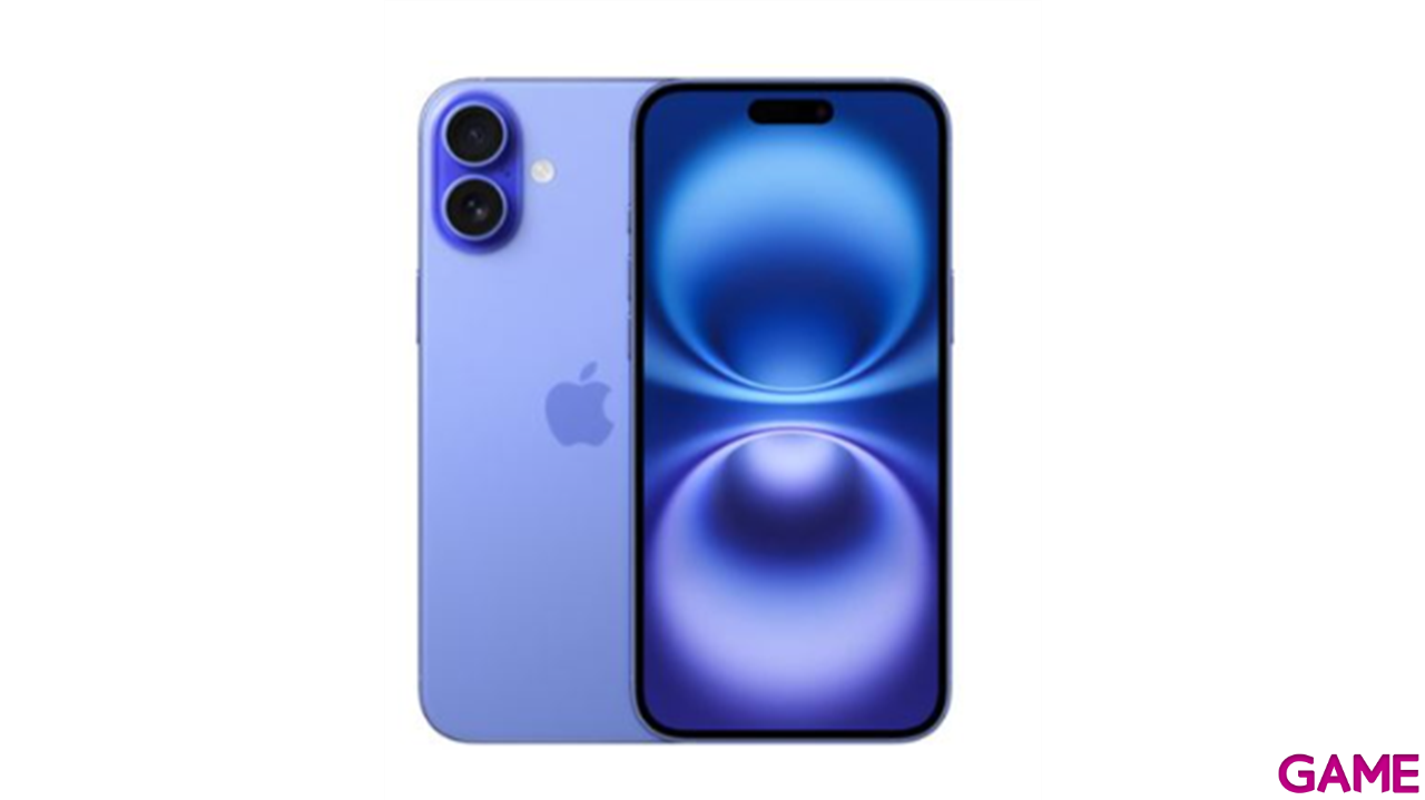 Apple iPhone 16 Plus 128GB Azul - Telefono Movil-0