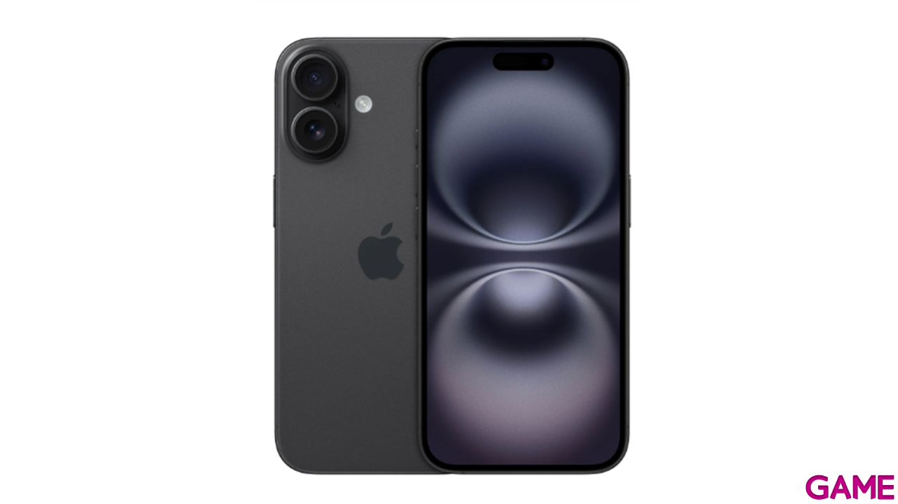 Apple iPhone 16 128GB Negro - Telefono Movil-0