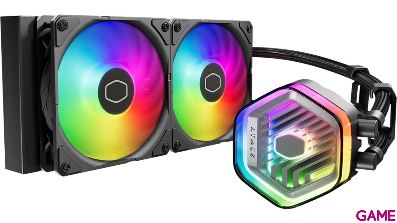 DISIPADOR REF LIQUIDA COOLER MASTER 240 ATMOS ARGB-3
