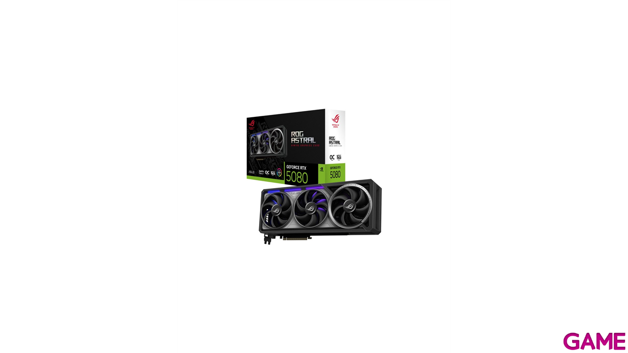 ASUS ROG Astral - -RTX5080-O16G-GAMING NVIDIA GeForce RTX 5080 16 GB GDDR7-2