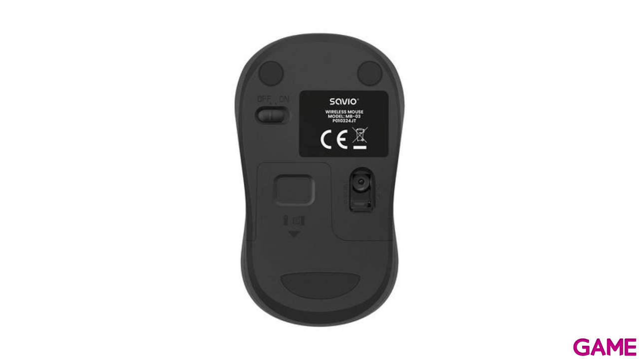 RATON SAVIO MB-04 OPTICO INALAMBRICO 1000 DPI-0