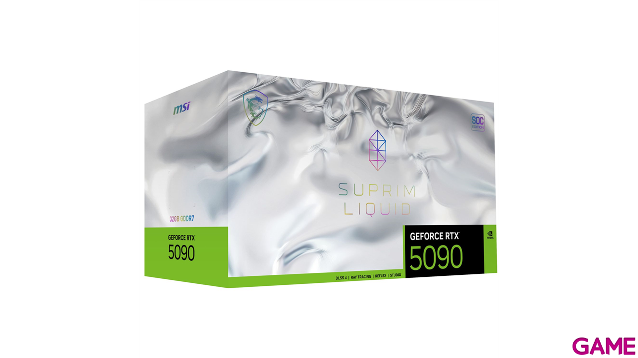 MSI SUPRIM GEFORCE RTX 5090 32G LIQUID SOC tarjeta gráfica NVIDIA 32 GB GDDR7-1