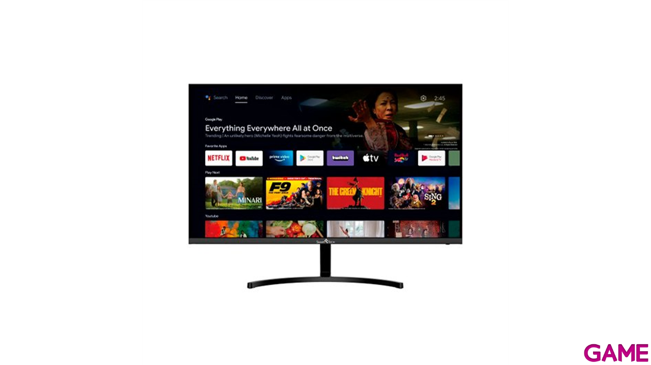 Smart Tech 238S01FVF 24´´ - LED - Full HD - 60Hz - Android TV - Altavoces - Monitor-0