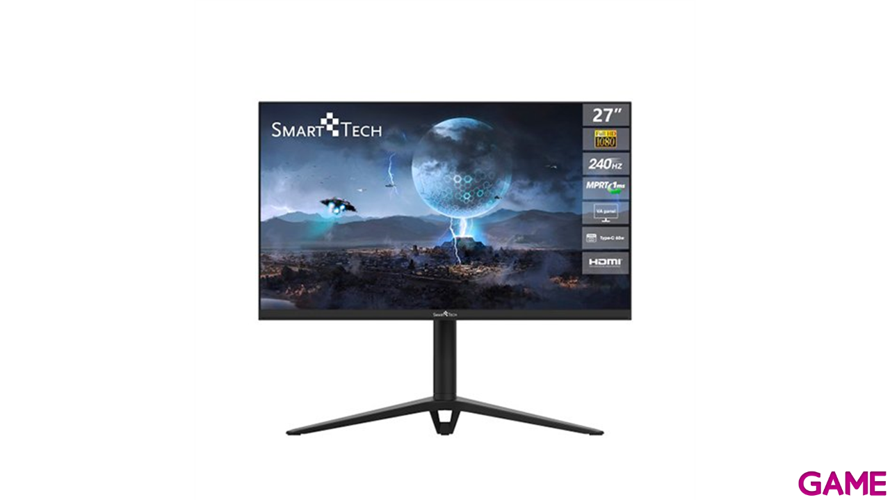 Smart Tech 270G01FVF 27´´ - LED - Full HD - 240Hz - Pivotante - Altavoces - Monitor Gaming-0