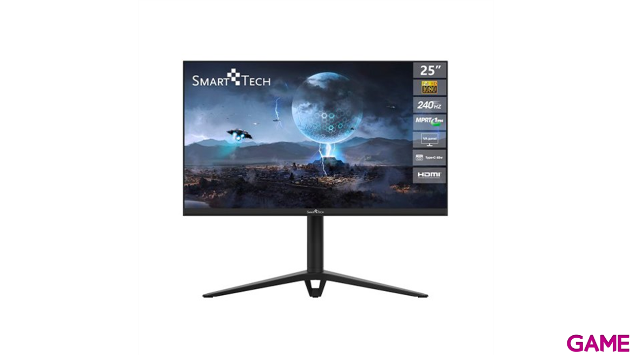 Smart Tech 245G01FVF 25´´ - LED - Full HD - 240Hz - Pivotante - Altavoces - Monitor Gaming-0