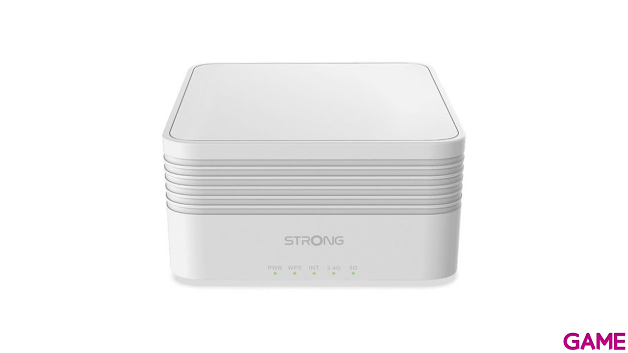 Strong MESHTRIAX3000 sistema Wi-Fi Mesh Wi-Fi en malla Doble banda 2,4 GHz 5 GHz Wi-Fi 6 80211ax Blanco 3 Interno - Mesh-1