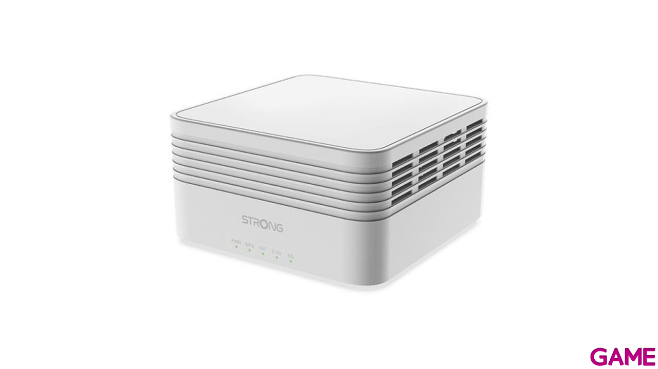 Strong MESHTRIAX3000 sistema Wi-Fi Mesh Wi-Fi en malla Doble banda 2,4 GHz 5 GHz Wi-Fi 6 80211ax Blanco 3 Interno - Mesh-2