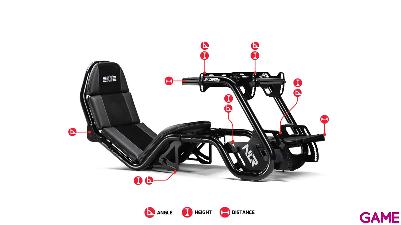 Next Level Racing F-GT Pro Formula and GT Racing Cockpit Black Edition - Cockpit-1