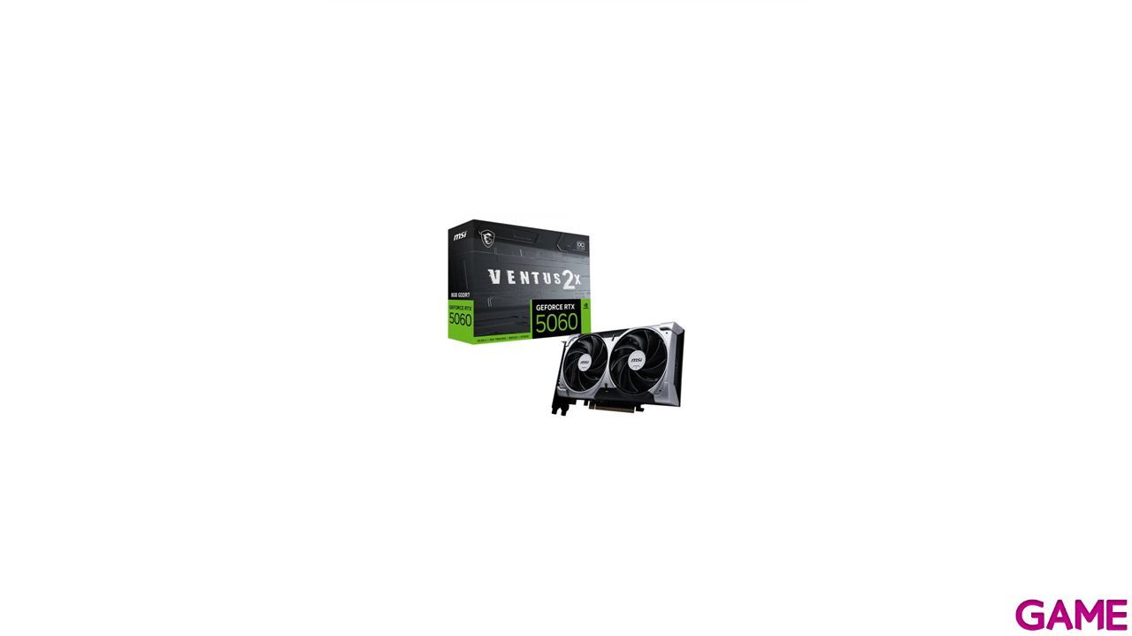 MSI GeForce RTX 5060 Ventus 2X OC 8GB GDDR7 - Tarjeta Grafica Gaming-2