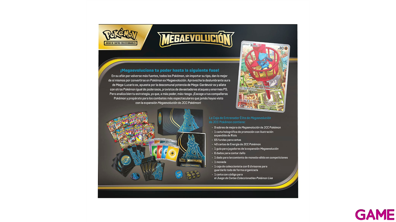 Caja de Entrenador Élite Pokemon Megaevolucion (Castellano)-4