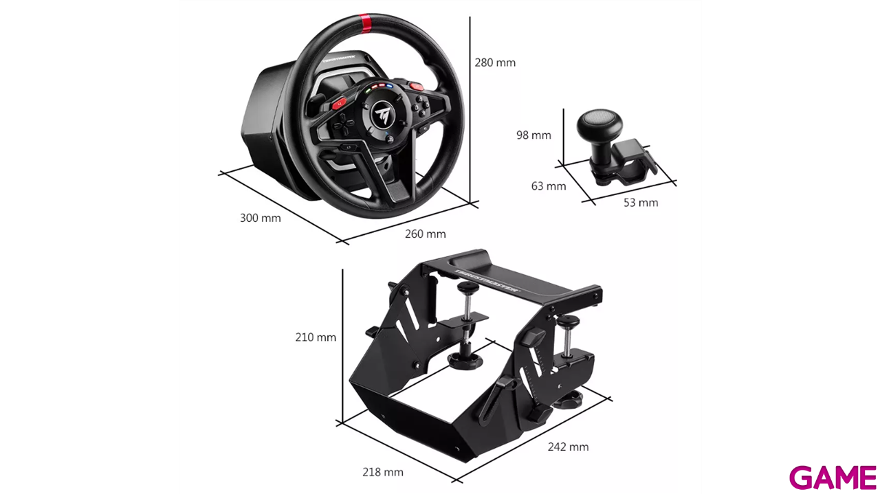 Thrustmaster T128 Simtask Pack PS5 - PS4 - PC - Licencia PlayStation - Volante-0