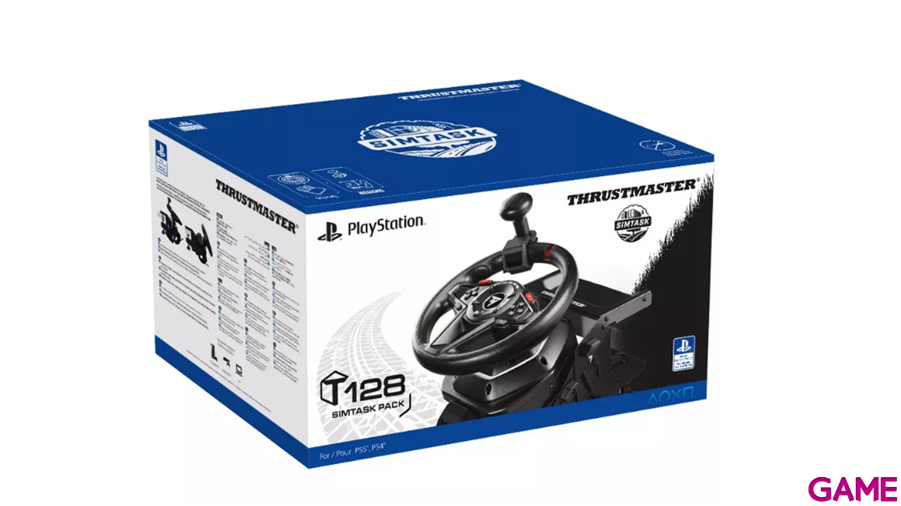 Thrustmaster T128 Simtask Pack PS5 - PS4 - PC - Licencia PlayStation - Volante-1