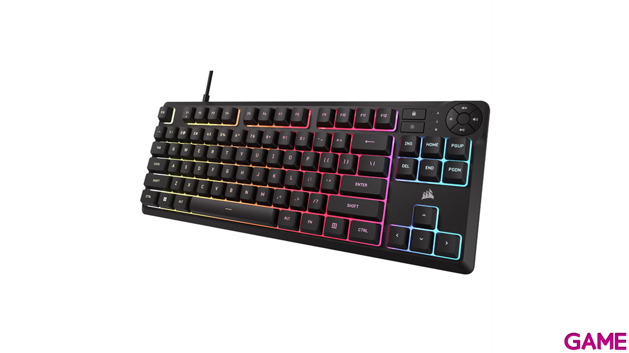 Corsair K55 Core TKL RGB Negro Spanish Layout - Teclado Gaming-1