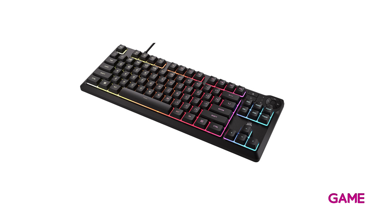 Corsair K55 Core TKL RGB Negro Spanish Layout - Teclado Gaming-2