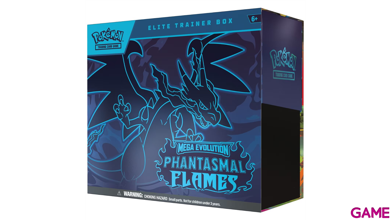 Caja de Entrenador Élite Pokemon Megaevolución Fuegos Fantasmales (inglés)-1