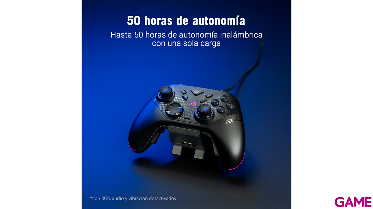 Asus Gamepad Rog Raikiri II XBOX Bt y Rf 2.4 GHz Aura -Mando Gaming Controller-3