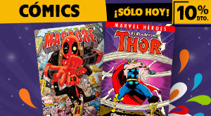 ¡Día del Libro! Cómics - Disfruta del día del libro con una rebaja del 10% en tus comics favoritos. Capitán America, Thor, Deadpool, Hulk, Iron Man, Spiderman, Star Wars, Vengadores, X-Men… ¡Hazte con tus favoritos en GAME durante el día de hoy! en GAME.es