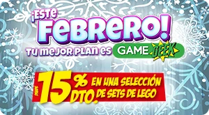 15% en sets LEGO - Construye más por menos con sets LEGO desde 15% de descuento.Sólo ahora y por tiempo limitado. en GAME.es